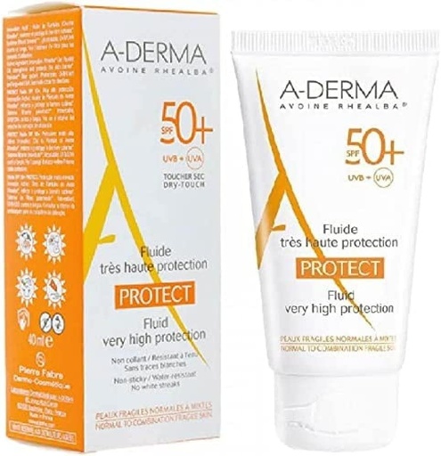 [34099] Aderma Protect Invisible Fluid  50+ 40Ml