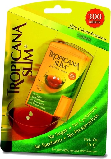 [4025] Tropicana Slim Zero Tablets 300s