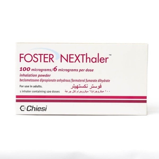 [34234] Foster 100mcg/6mcg Nexthaler Inhaler 120doses