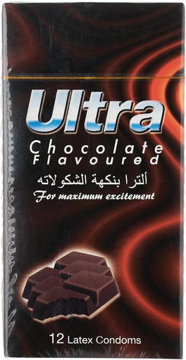 [4060] Ultra Condom Chocolate 12s