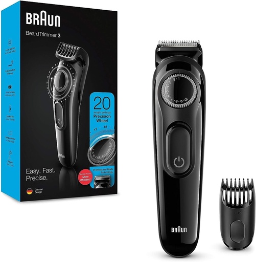 [34547] Braun Beard Trimmer BT3222 Black