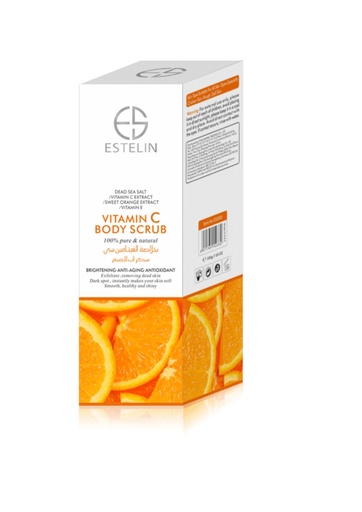 [34610] Estelin Vitamin C Body Scrub 250g