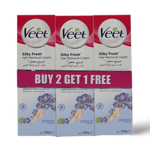 [4365] Veet Hair Removal Cream Sensitive Skin 100ml