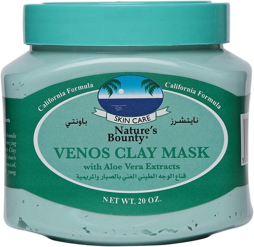[4391] Venos Clay Mask Aloe Vera 20oz