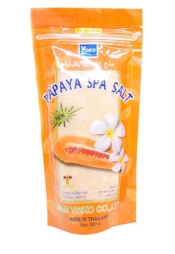 [5125] Yoko Spa Salt Papaya 300g