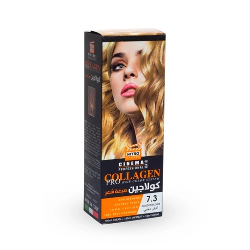 [35959] Collagen Pro Hair Color 7.3 Golden Blond