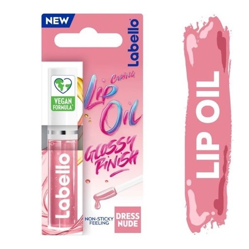 [38427] Labello Lip Oil Glossy Finish Clear Glow 5.5g