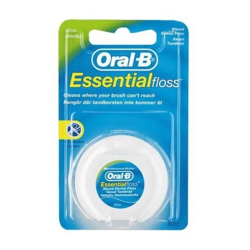[5672] Oral-B Essential Floss Mint Waxed 50m