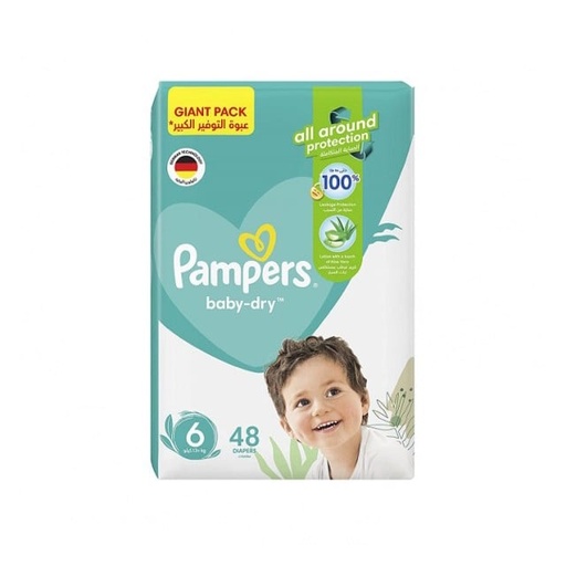 [6017] Pampers Bab-Dry Diapers Size 6 13+kg Pack 4*48