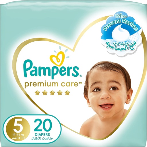 [6040] Pampers Premium Care Diapers Size 5 Junior 20 Diapers