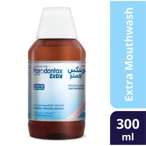 [6281] بارودونتكس غسول فم إضافي بنكهة النعناع 300 مل