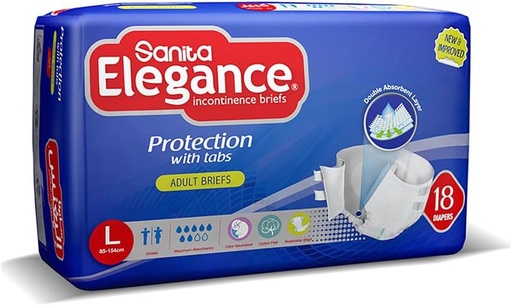 [7247] Sanita Elegance Adult Diaper Large Jumbo Pack 36 pcs