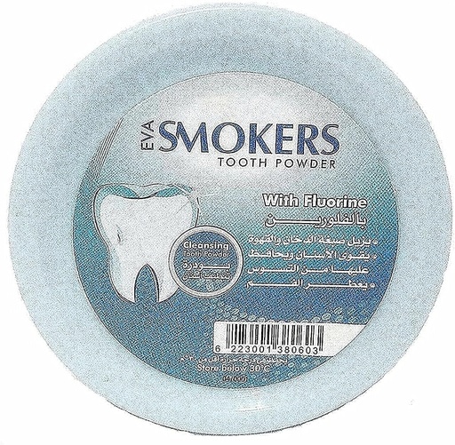 [7434] Eva Smokers Toothpowder Fluorine 50g