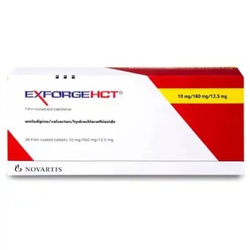 [7451] Exforge Hct 10mg/160mg/12.5mg Tablets 28