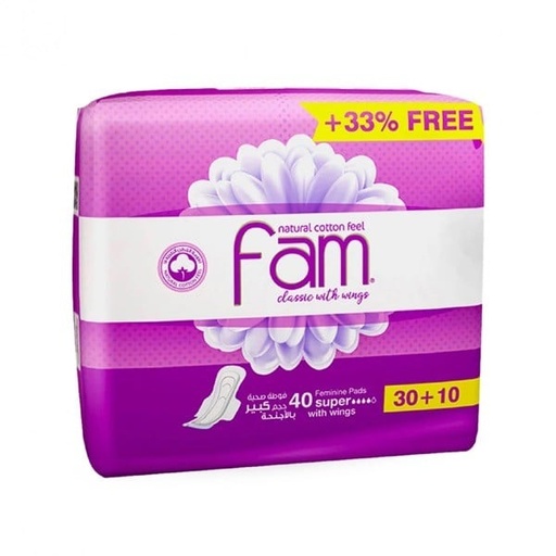 [7539] Fam Maxi Wings Sanitary Pads 40 pcs