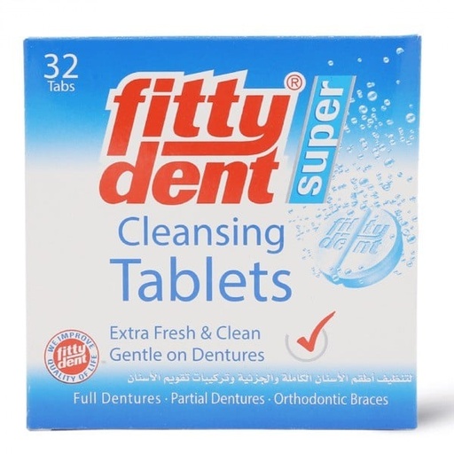 [8164] Fittydent Denture Cleansing Tablet 32s