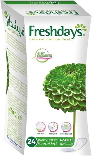 [8309] Freshdays Pantyliners Normal Scented 18 pcs