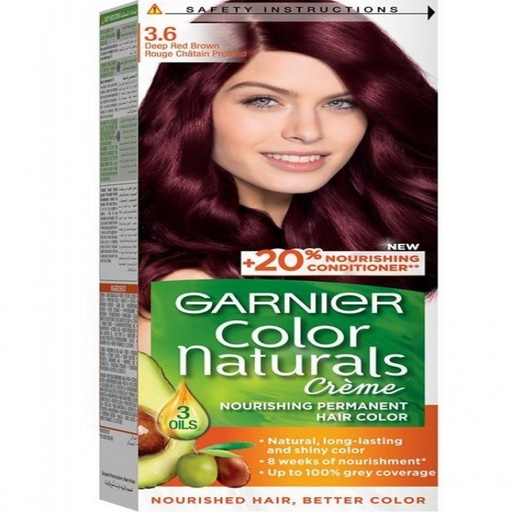 [8694] Garnier Color Naturals Deep Red Brown 3.6