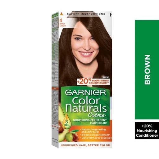 [8695] Garnier Color Naturals 4 Brown
