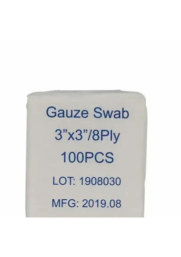 [8786] Gauze Swabs 3x3 Inches 100s