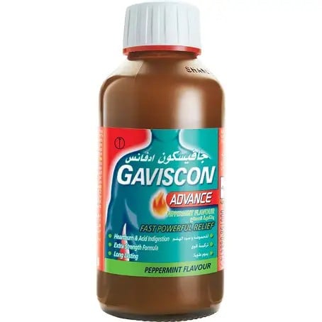 [8796] Gaviscon Advance Peppermint Suspension 300ml