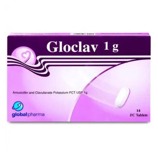 [8987] Gloclav 1gm Tablets 14