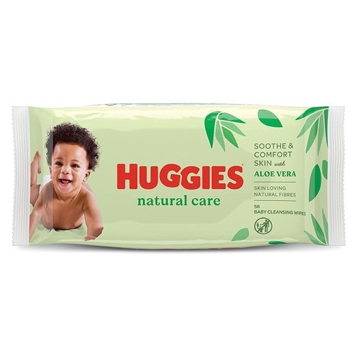 [9565] Huggies Baby Wipes Natural Care 4 packs of 56 wipes