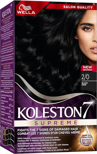 [10789] Koleston Hair Color Kit 2/0 Black