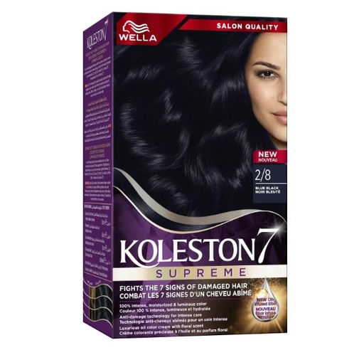 [10790] Koleston Hair Color Kit 2/8 Blue Black