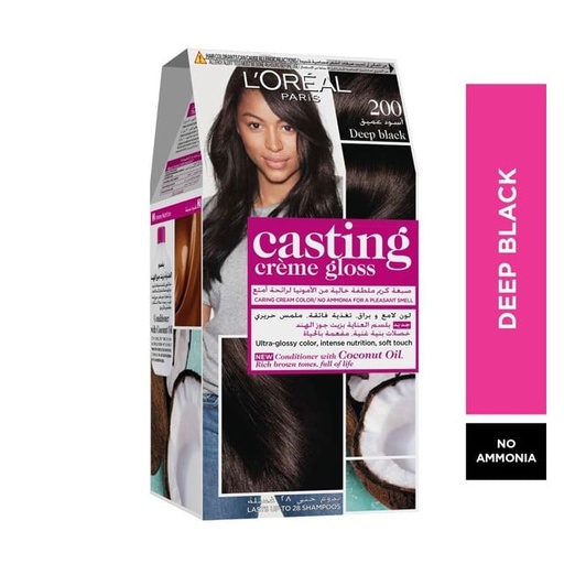 [11455] Loreal Paris Casting Creme Gloss 200 Noir Ebène