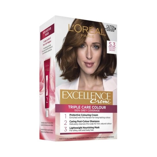 [11521] LOREAL Excellence 5.3 LIGHT GLDN BRWN