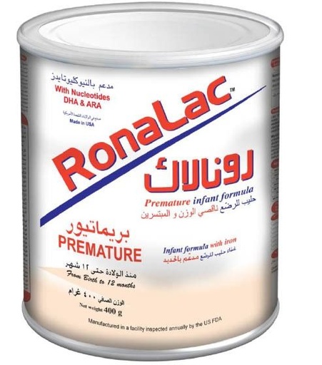 [12394] Ronalac Premature Infant Milk Formula 400 gm