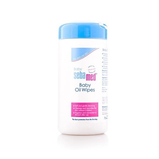 [12716] Sebamed Baby Oil Wipes 70 pcs