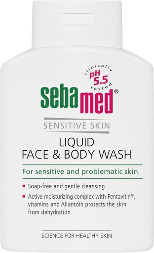 [12750] Sebamed Liquid Face & Body Wash 200ml