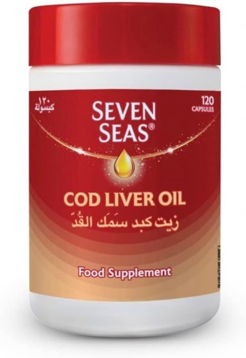 [12881] Seven Seas Cod Liver Oil 120 Capsules