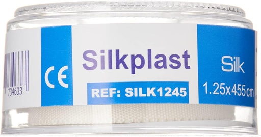 [13116] Silkplast Plaster Roll Silk 1.25cm x 5yd