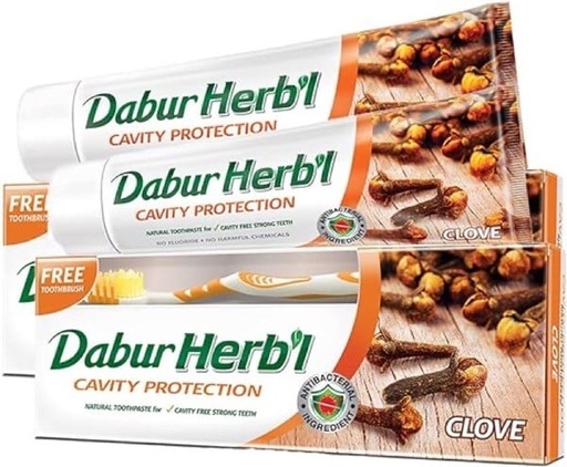 [13693] Dabur Herbal Toothpaste with Clove 150g