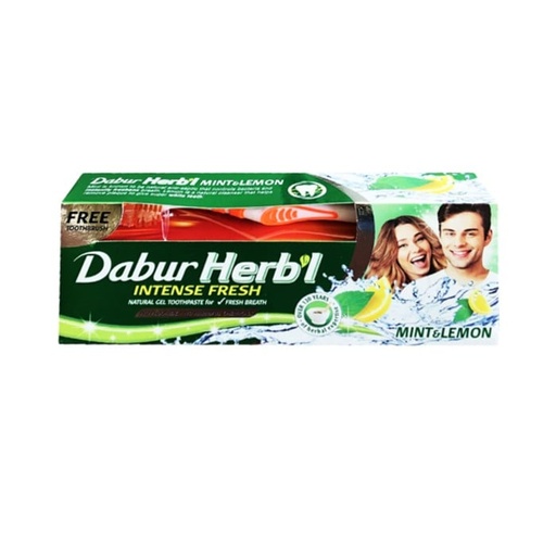 [13694] Dabur Herbal Toothpaste & Toothbrush Fresh 150g