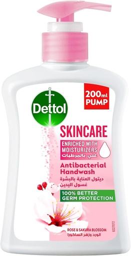 [13856] Dettol Liquid Soap Skin Care 200ml