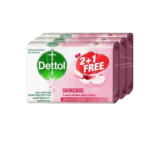 [13910] Dettol Soap Skin Care 165g