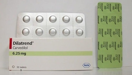 [13977] Dilatrend 6.25mg Tablets 30