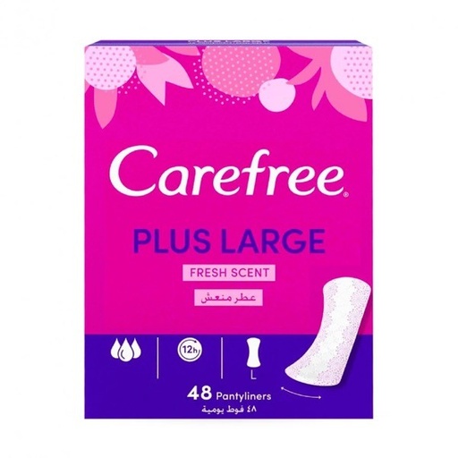 [14473] Carefree Plus Large Fresh 48s