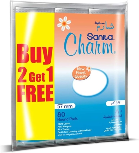 [14637] Charm Cotton Beauty Touch 240 Pads