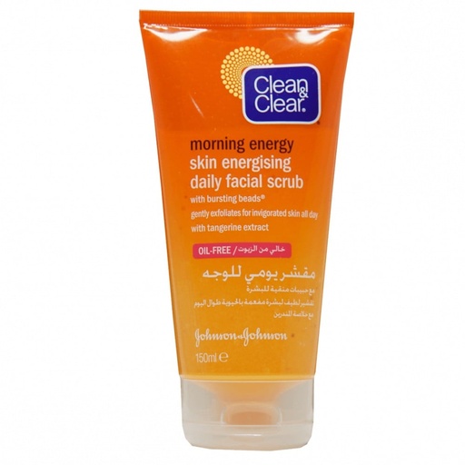 [14829] Clean & Clear Morning Energy Daily Facial Scrub 150ml