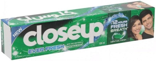 [14958] Closeup Toothpaste Menthol Fresh 120ml