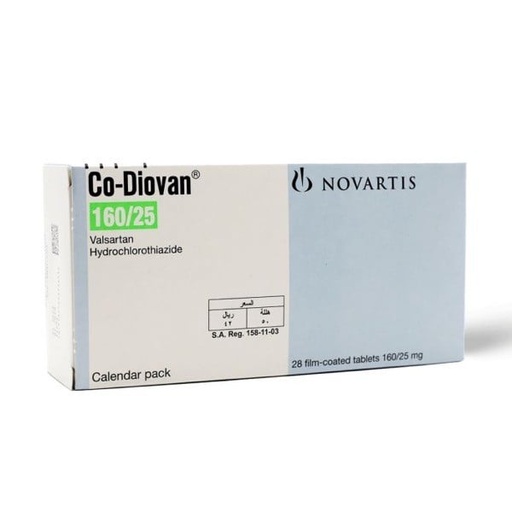 [14984] Co-Diovan 160mg/12.5mg Tablets 28