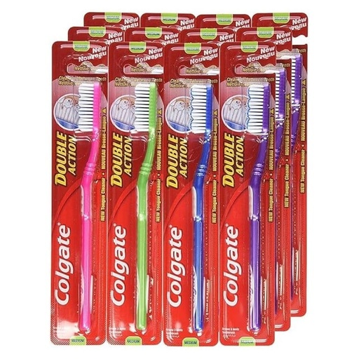 [15035] Colgate Double Action Toothbrush 12x1
