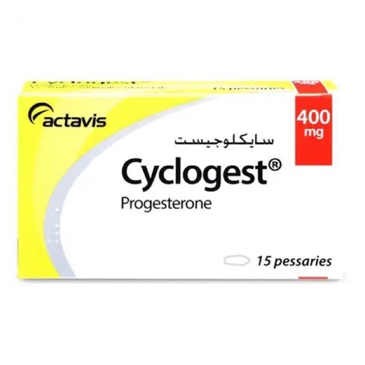 [15330] Cyclogest Vaginal Suppositories 400mg 15s