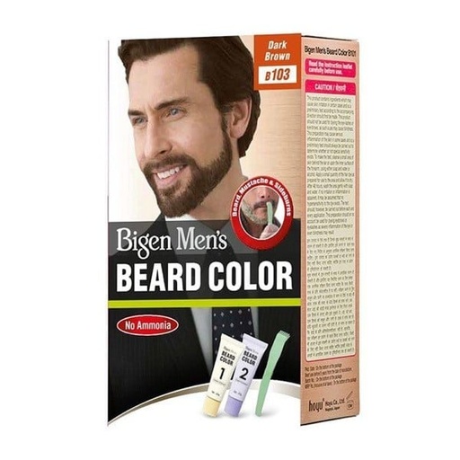 [16051] BIGEN MEN`S BEARD B103 DARK BROWN