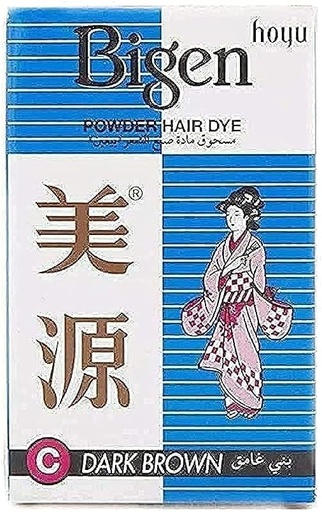 [16058] Bigen Powder Hair Dye Dark Brown 6g